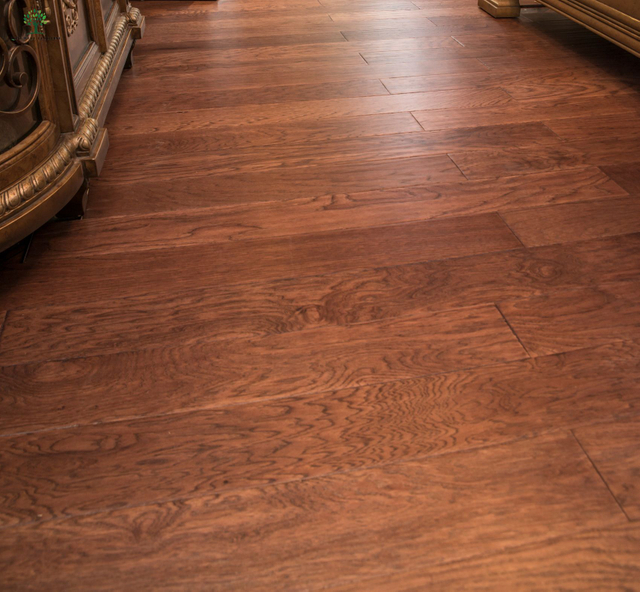 LWD-EB038 Lantai Kayu Kejuruteraan Kayu Hickory