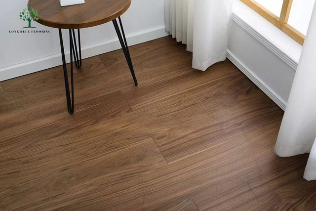 LWD-EB018 Lantai Parket Chevron Walnut Amerika