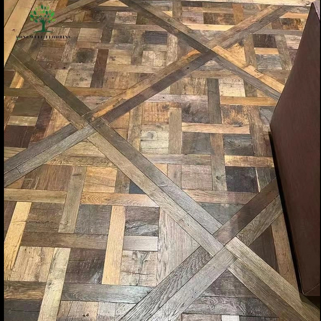 LWD-EB025 Panel Parket Versailles Ditebus Kayu Lama