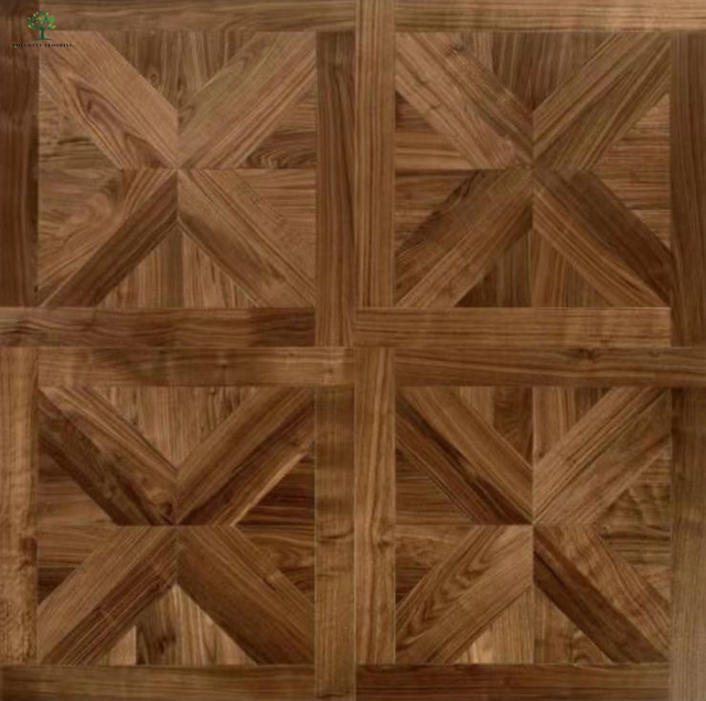 LWD-EB030 Jubin Lantai Parket Reka Bentuk Geometrik