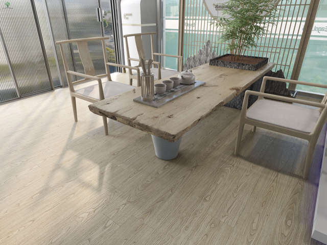 LWD-L10824 Lantai Pvc Tekstur Kayu Vinyl Mewah