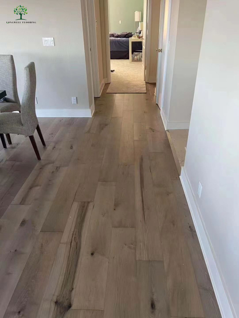 LWD-EB040 Lantai Kayu Kejuruteraan Kayu Maple Amerika